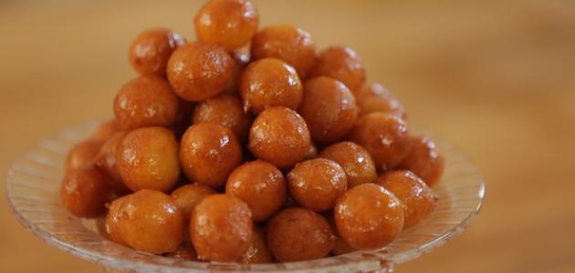 عمل لقيمات باللبن موضوع