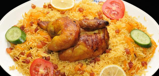 طريقة عمل رز زربيان بالدجاج موضوع